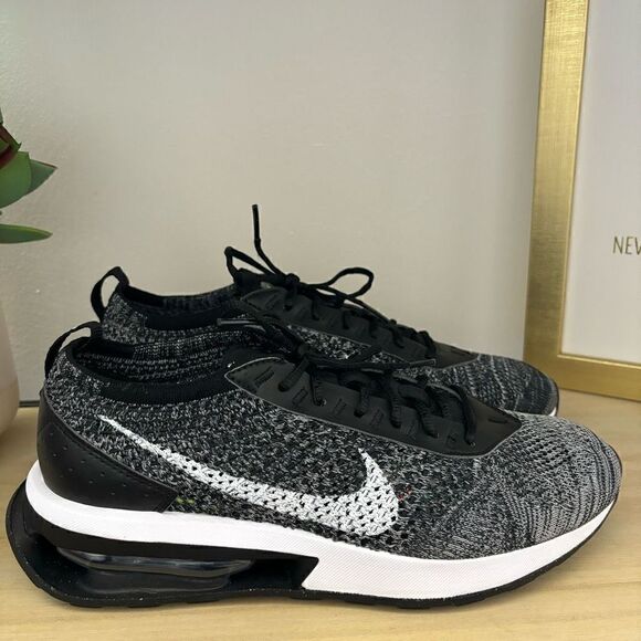 Nike Air Max Flyknit Racer running shoes sneakers Oreo women’s 8.5 new - Picture 3 of 13